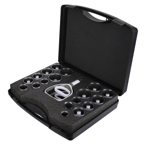 Myofascial Releaser Professional Cupping Therapy Set - 18 Multi-Sized Vacuum Cups with Two Hand Pumps and Detailed Cupping Book - Massage Cupping Set for Massage Therapists